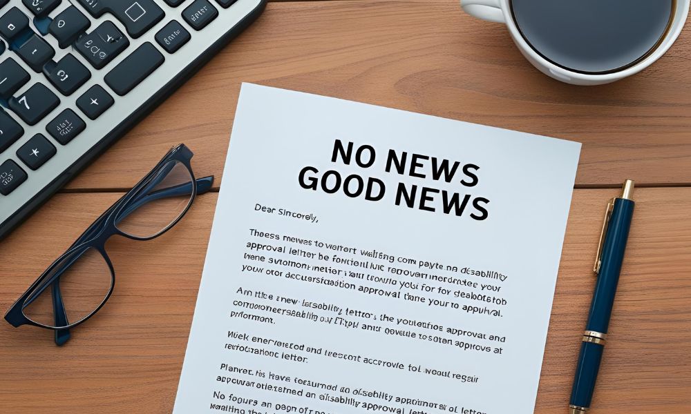 Is no news good news when it comes to waiting on a disability approval letter